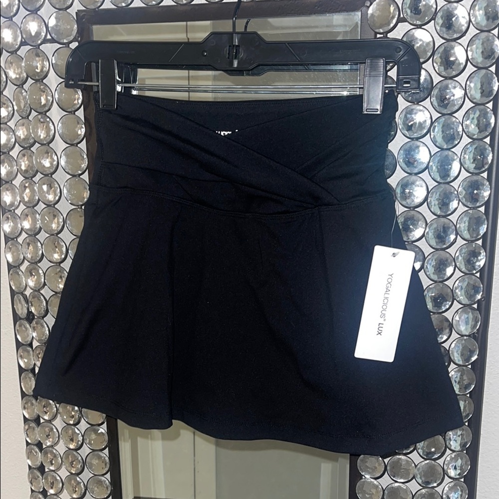 Yogalicious Black Athletic Skort